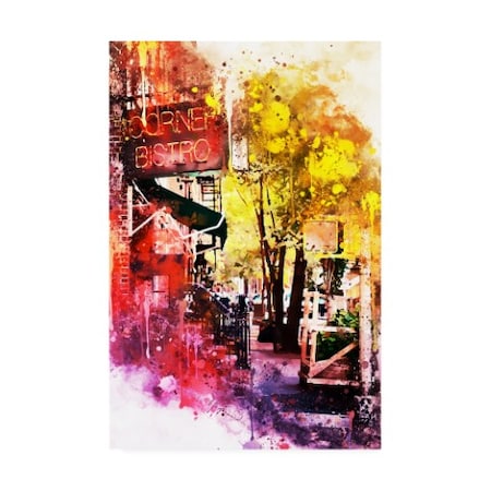 Philippe Hugonnard 'NYC Watercolor Collection - Greenwich Village' Canvas Art,16x24